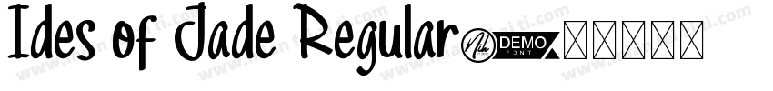 Ides of Jade Regular字体转换